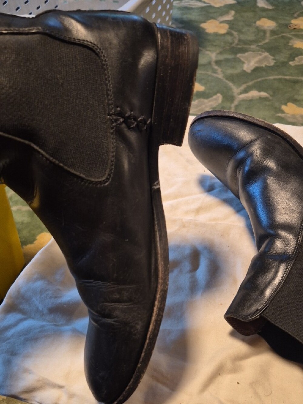 Frye Black Leather Chelsea Boots - Picture 6 of 11